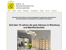Tablet Screenshot of goldgreiner.de